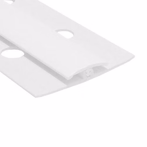 AM Clad White Antimicrobial PVC Hygiene Cladding Two Part Division Bar, 3m
