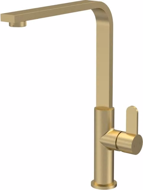 Balterley Chara Single Lever Mono Kitchen Mixer Sink Tap in Brushed Brass – 1