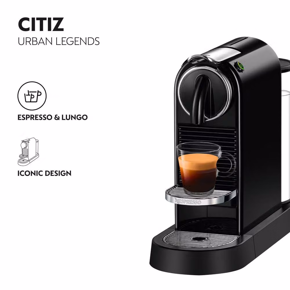 Nespresso Original Citiz Pod Coffee Machine in Black – 3