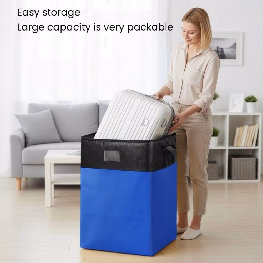 NESTLUNE 12 Pack Heavy Duty Waterproof Moving Storage Packing Bags in Multicolour, 180L Capacity – 3
