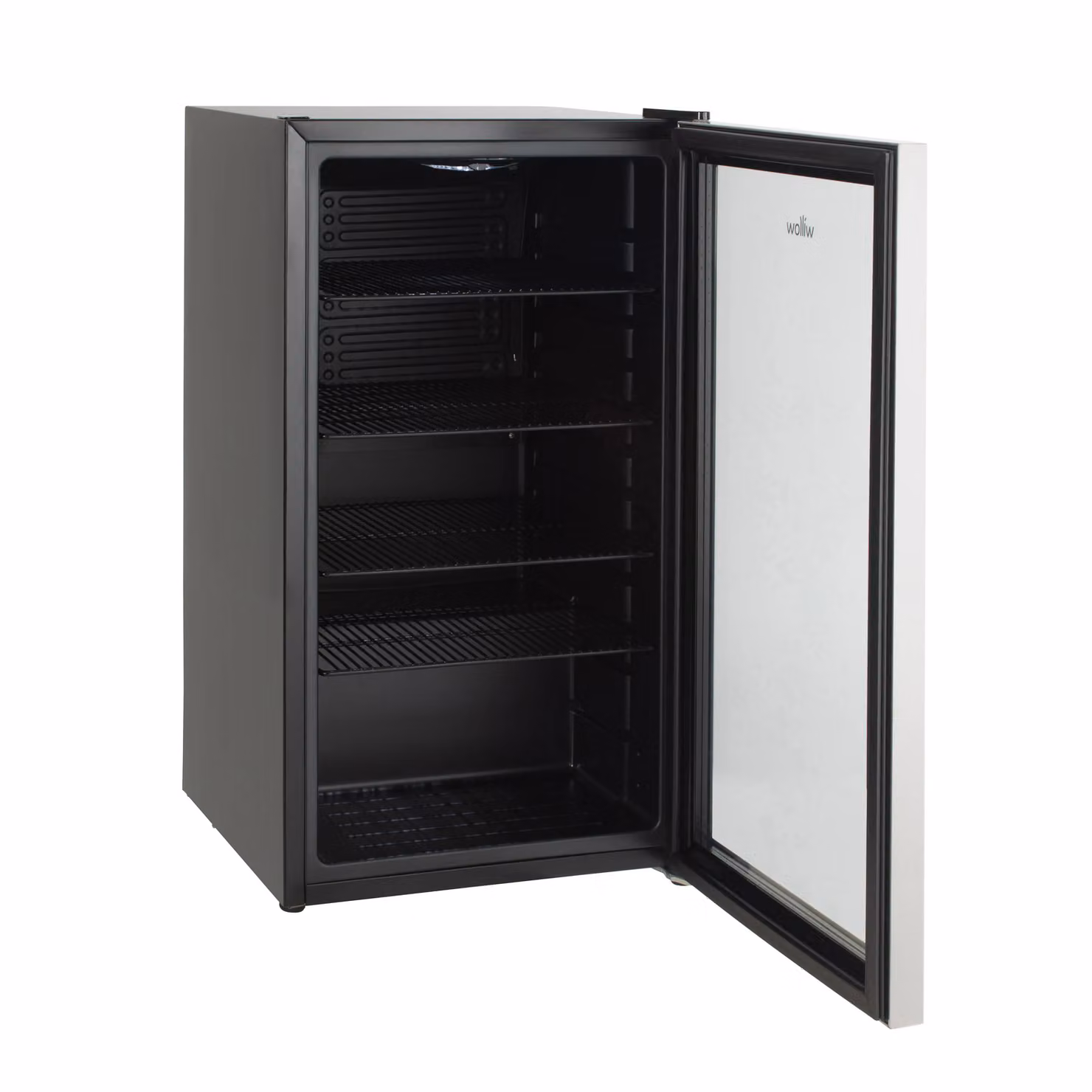 Willow WBC98SS 98L Undercounter Beverage Cooler in Silver with Triple Glazed Glass Door – 3