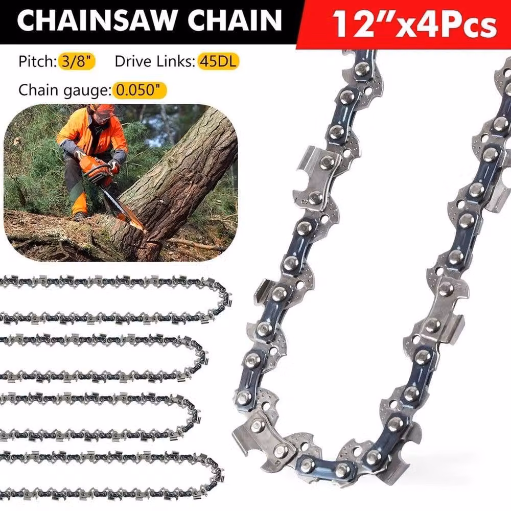 SPETLEK 4-Pack Silver Chainsaw Saw Chains – 3