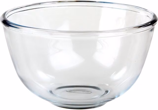 Pyrex Classic Round Glass Mixing Bowl, Transparent, 1 l