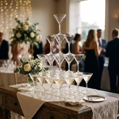Rink Drink Martini Cocktail Glasses, Transparent, 175ml, Set of 6 – 5