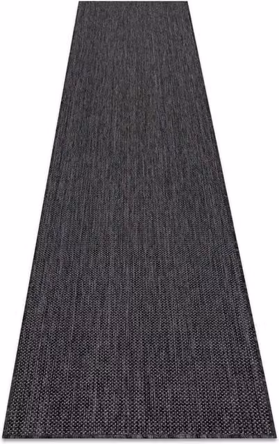 RugsX Sion Runner in Black, W/D/H: 70 x 200 cm