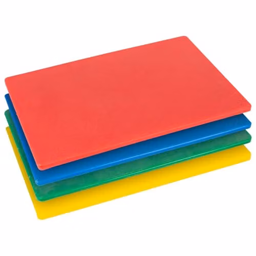 Argon Tableware Multicolour Plastic Chopping Board Set, Pack of 4, W: 45 cm, D: 30 cm – 1