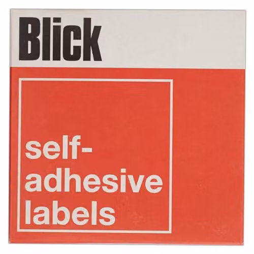 Blick White Self Adhesive Rectangular Paper Labels, 800 Pack, W: 38 mm, H: 19 mm