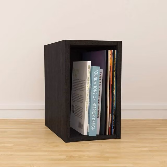 SPETLEK Record Storage Cube Cabinet Case Unit in Black – 1
