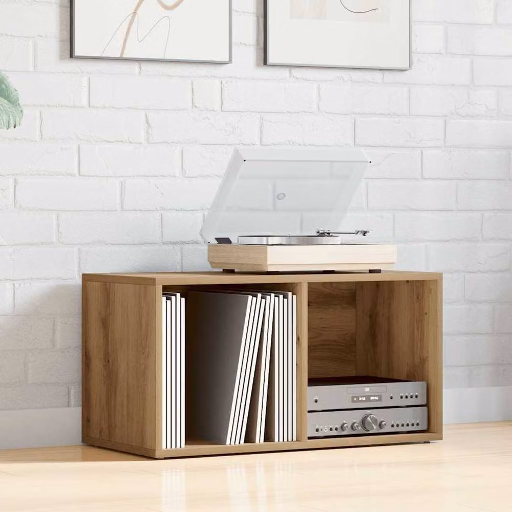 Berkfield Home LP Storage Box in Artisan Oak Brown, W: 69.5 cm, D: 34 cm, H: 36 cm – 2
