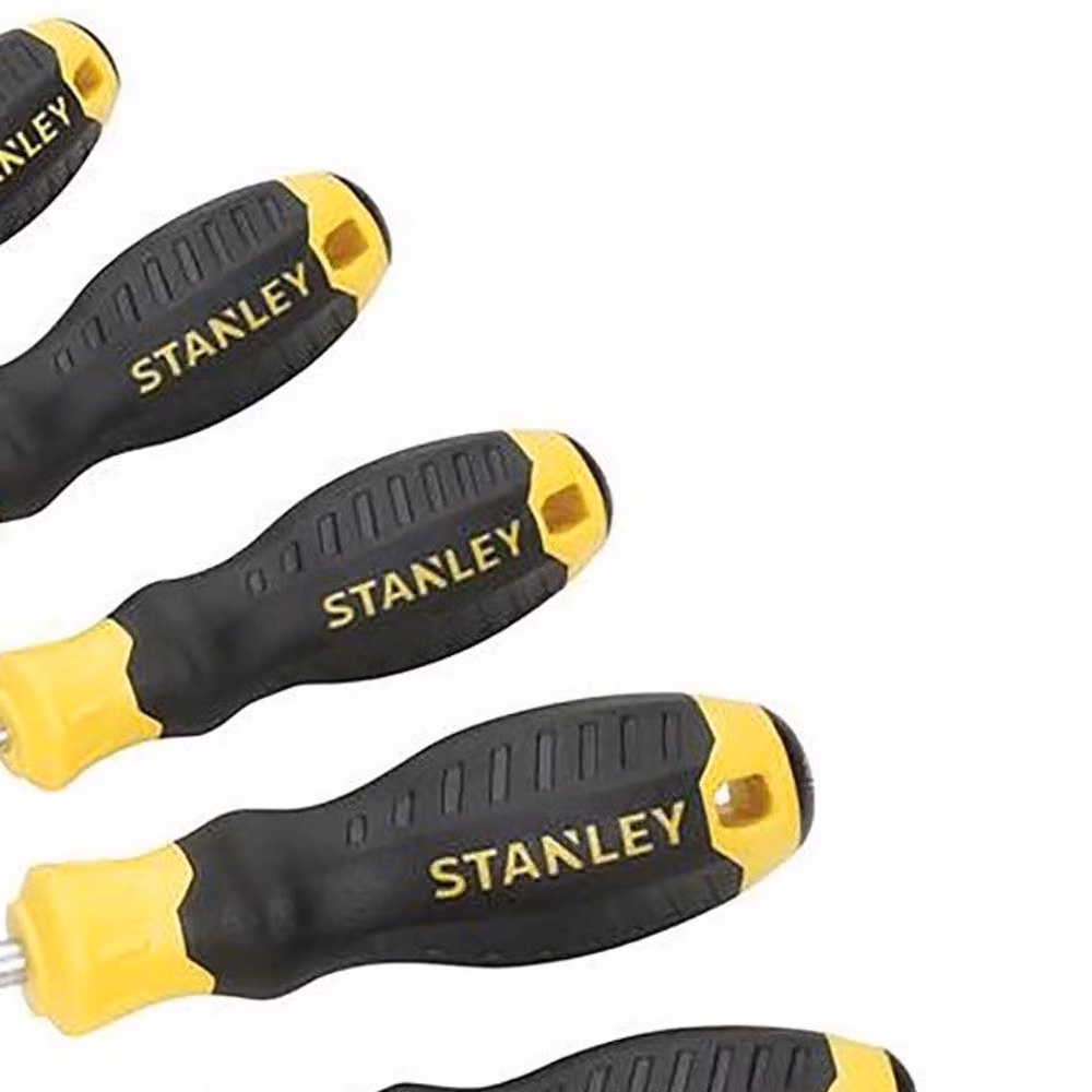 Stanley Cushion Grip Manual Screwdriver Set, 6 Pack, Silver – 2