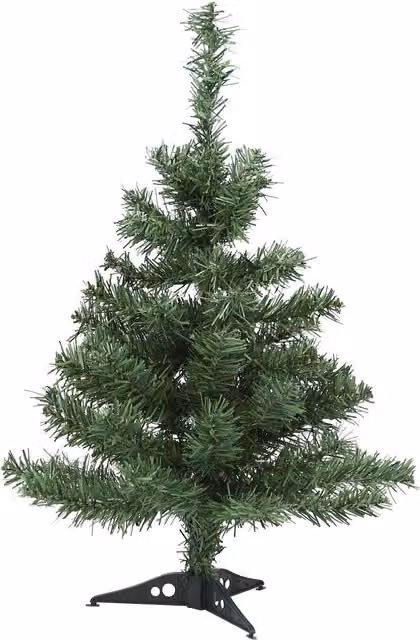 Harbour Housewares Green Tabletop Artificial Christmas Tree, Height: 60.96 cm