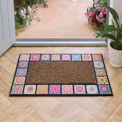 Gainsborough Moroccan Style Non-Slip Doormat, Multicolour, W: 45 cm, D: 75 cm – 1
