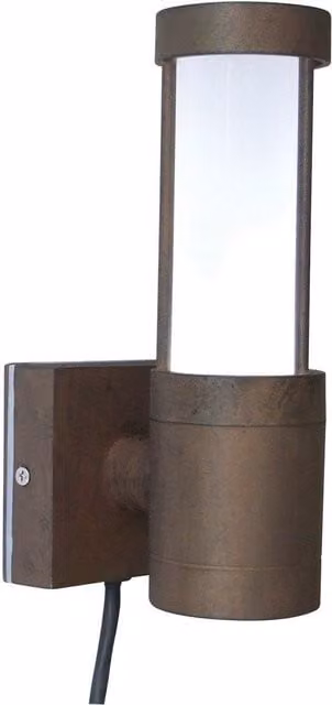Netlighting Beta Outdoor Wall Lantern in Grey, IP54 Rated Metal and Glass Construction