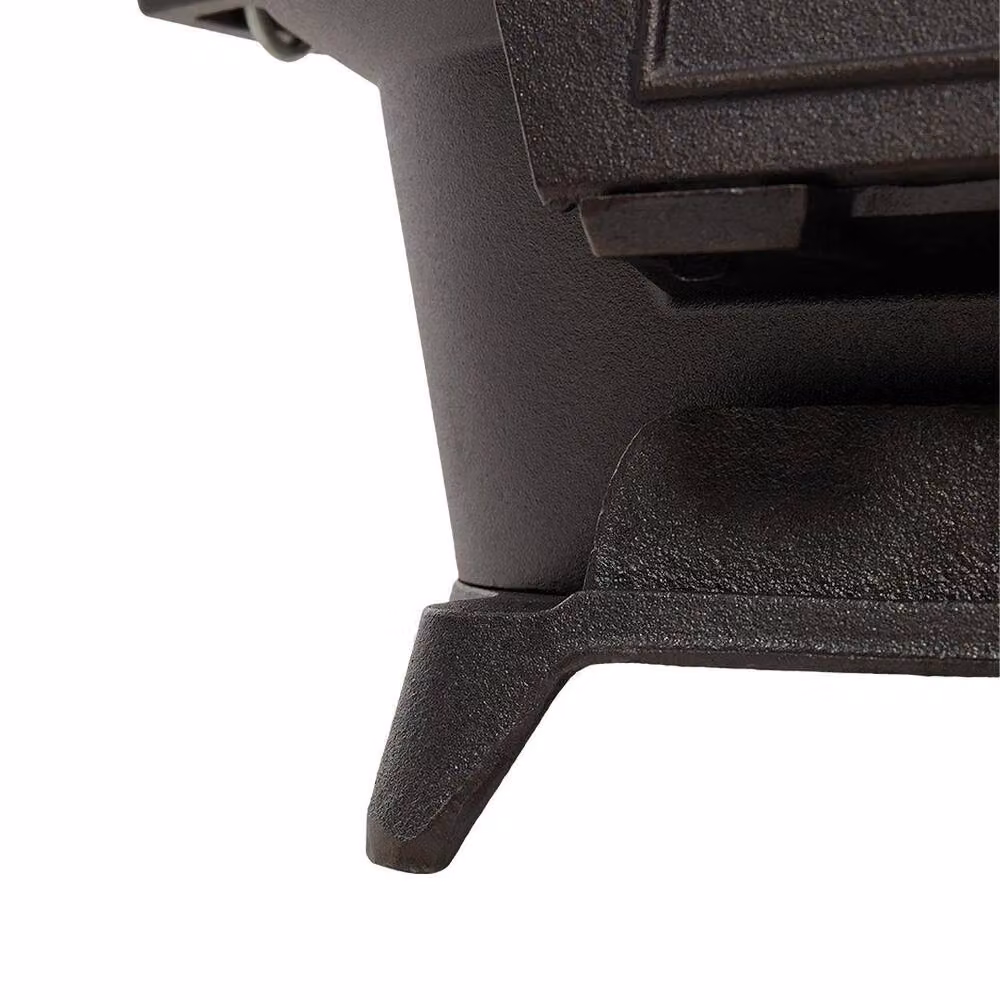 FLAVORA Tabletop Cast Iron Charcoal BBQ Grill, Black, W/D/H: 25.5 x 23.0 x 21.5 cm – 4