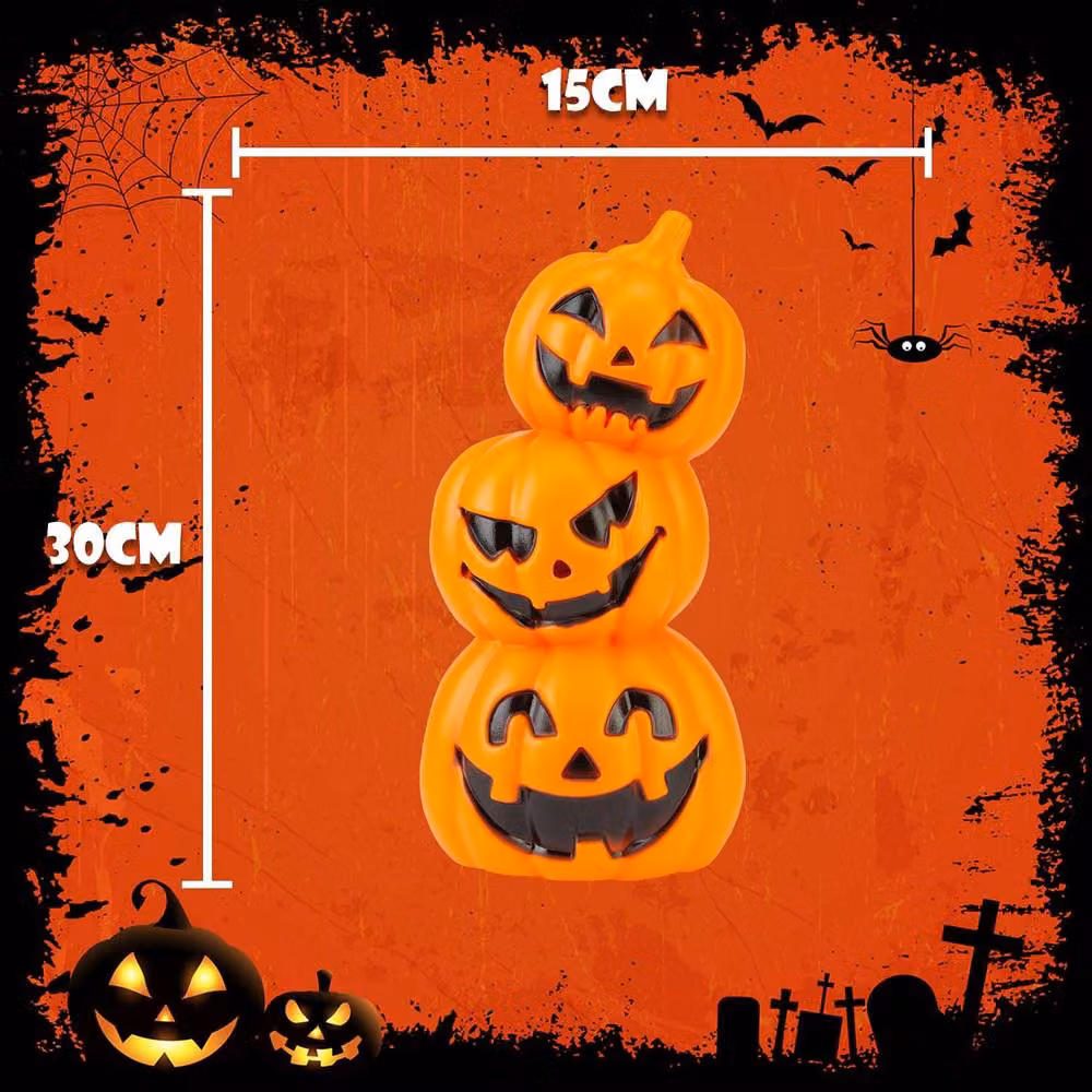 VFM e-Store Orange Halloween Pumpkin Light Up Tabletop Decoration – 2