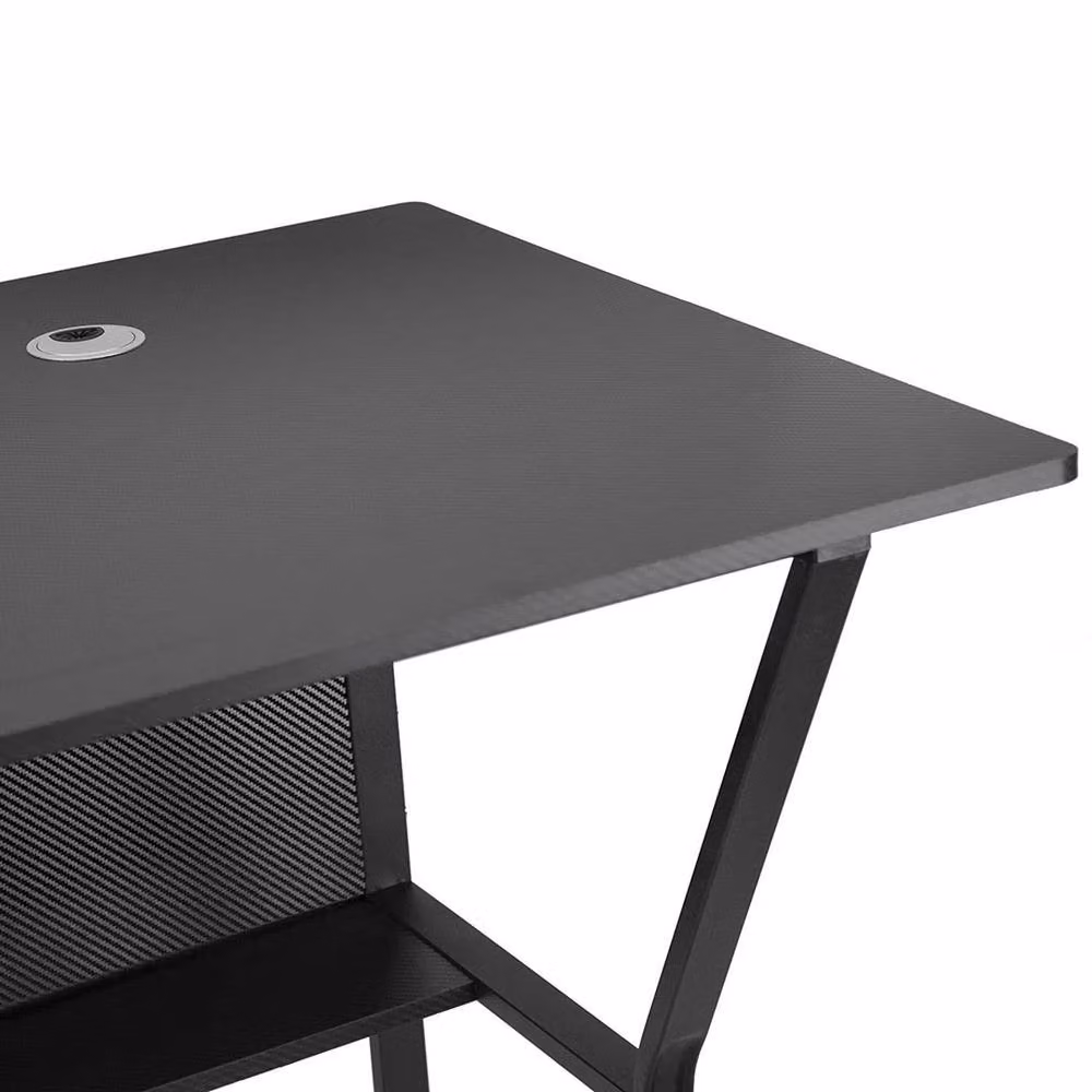 NESTLUNE Black Gaming Desk and Computer Table W/D/H: 100 x 60 x 75 cm – 3