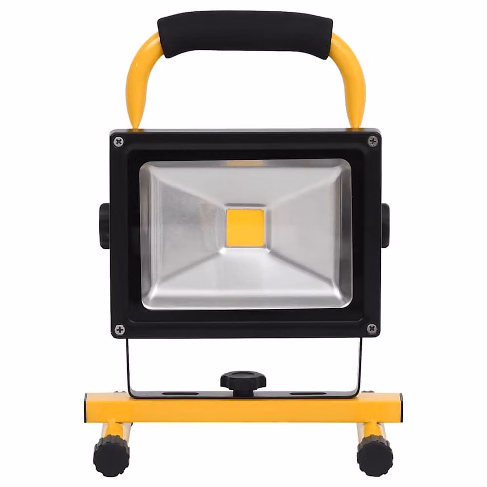 Berkfield Home Rechargeable LED Spotlight with Handle, 30 W, Cool White, Black – 4