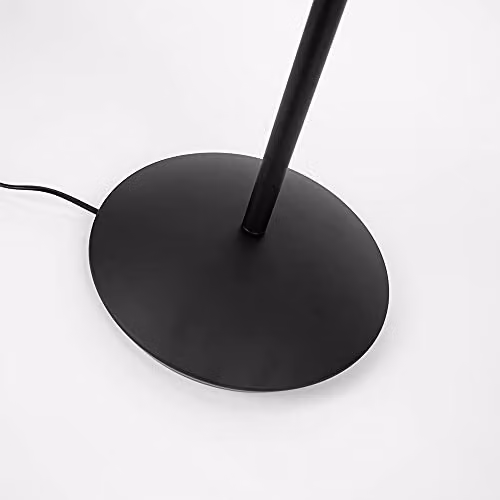 Happy Homewares Modern Black Metal Tabletop Lamp with E27 Socket, Height: 35 cm – 2