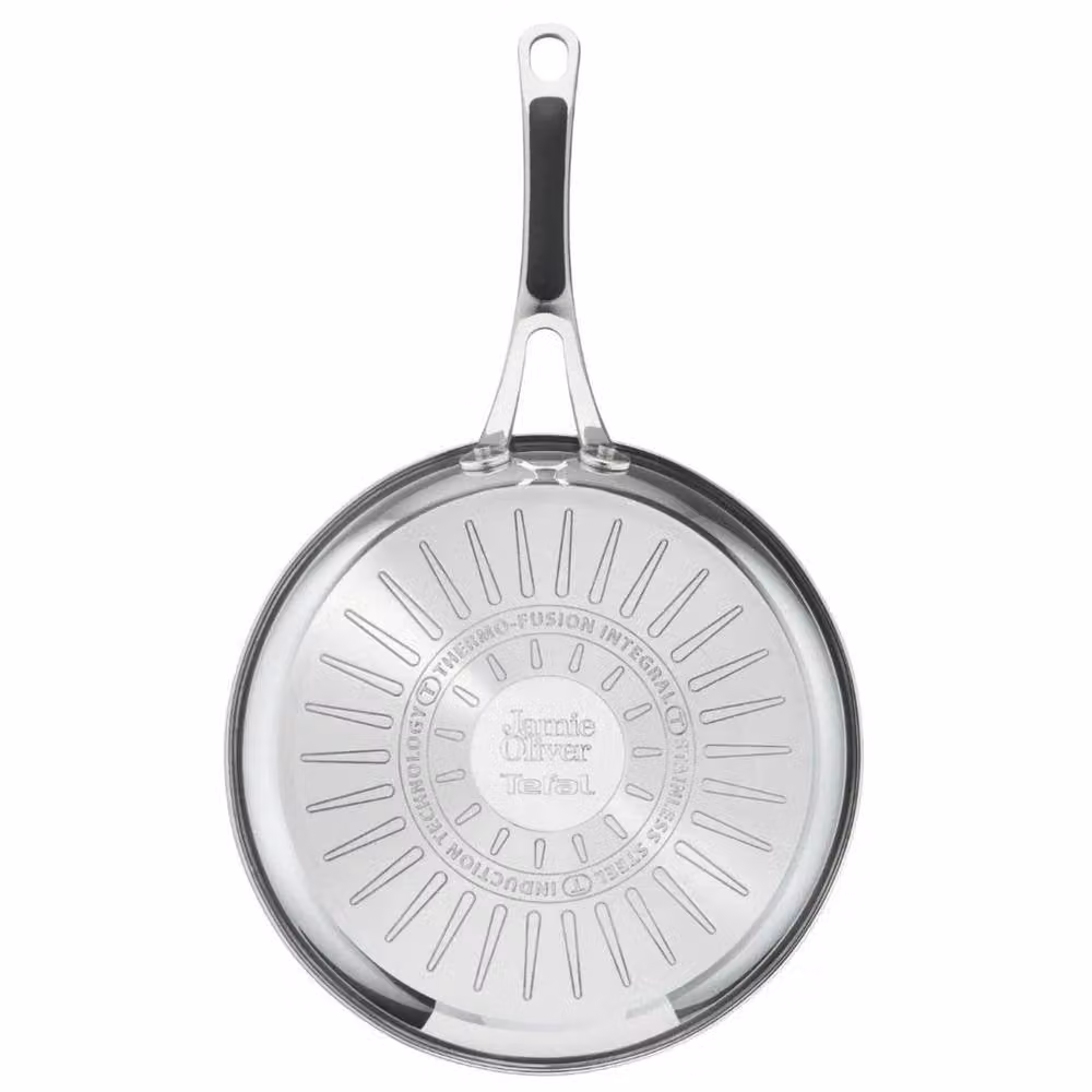 Tefal EONLION 28cm Non-Stick Stainless Steel Induction Frying Pan, Silver – 2