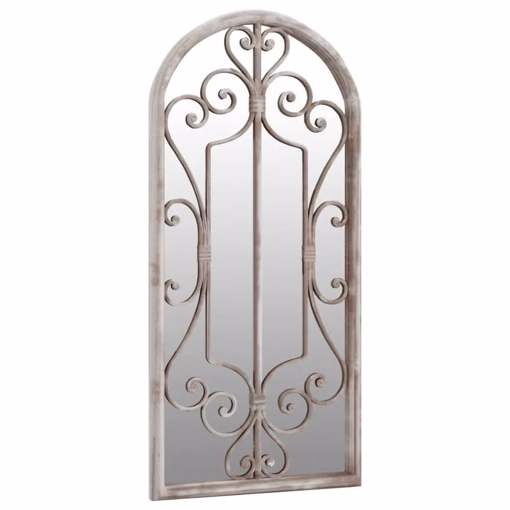Berkfield Home Sand Rectangular Wall Mirror in Beige, W: 100 cm, H: 45 cm – 2
