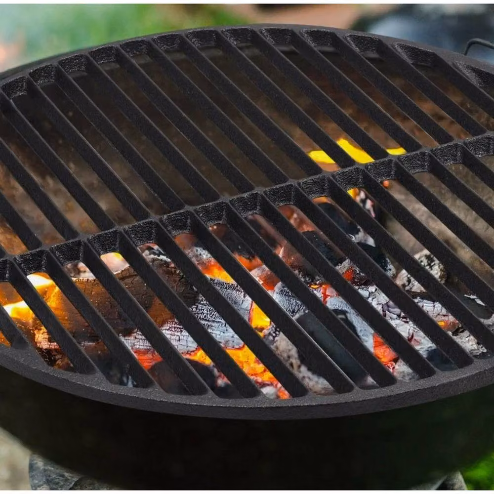VOGREX Black Round Charcoal Barbecue Mesh Grill Net, Diameter: 46 cm – 4