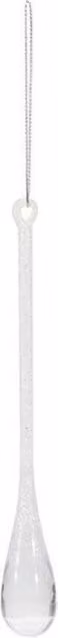KDMD Winter Wonderland Icicle Hanging Decoration, 5 Pack, Transparent, H: 16.5 cm