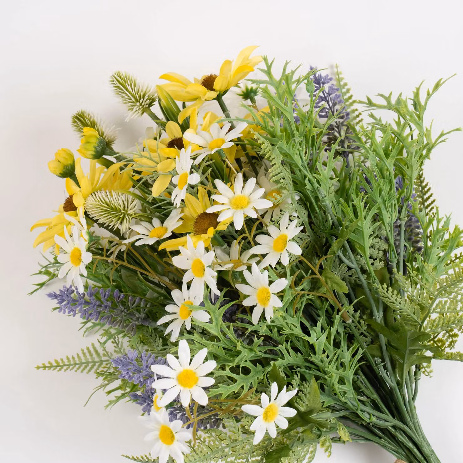 Scottish Everlastings Ltd Mixed Floral Bouquet in Yellow, 52 cm – 2