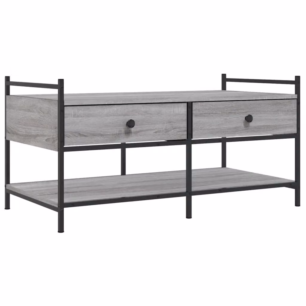 Berkfield Home Grey Sonoma Coffee Table W/D/H: 99 x 50 x 50 cm – 2