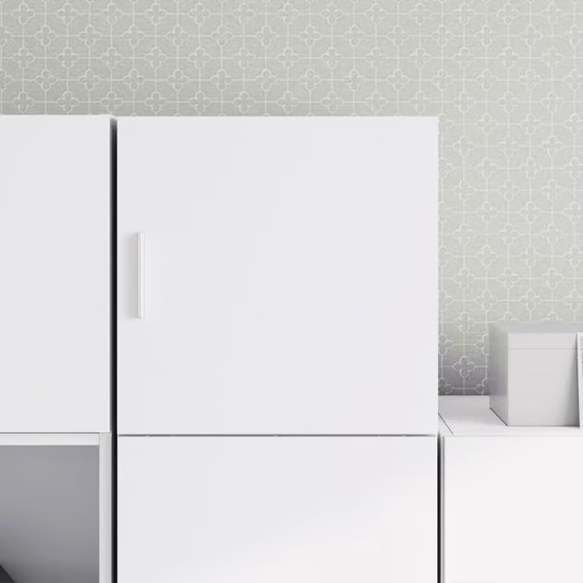 Berkfield Home White Wall Mounted Cabinet W/D/H: 40 x 40 x 42.5 cm