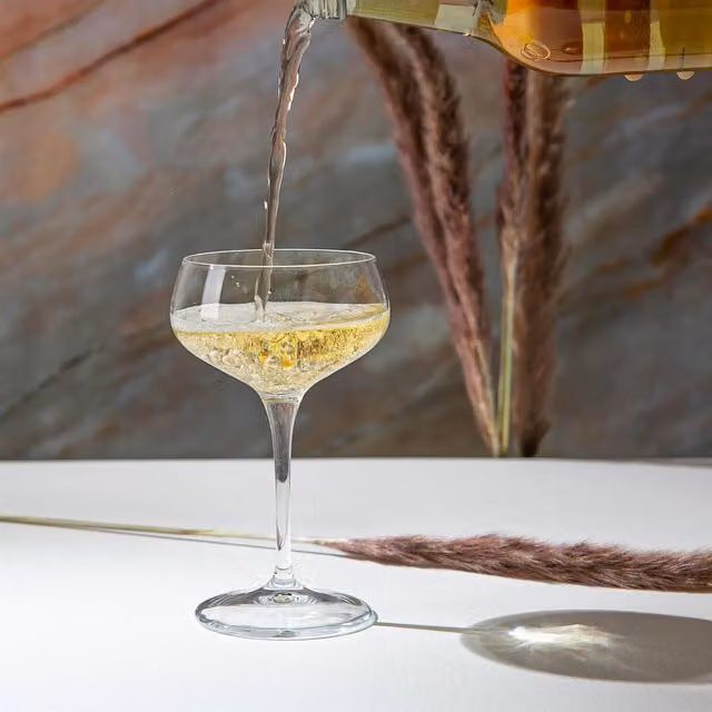 Bormioli Rocco Transparent Cocktail Glasses, 250 ml, Set of 12