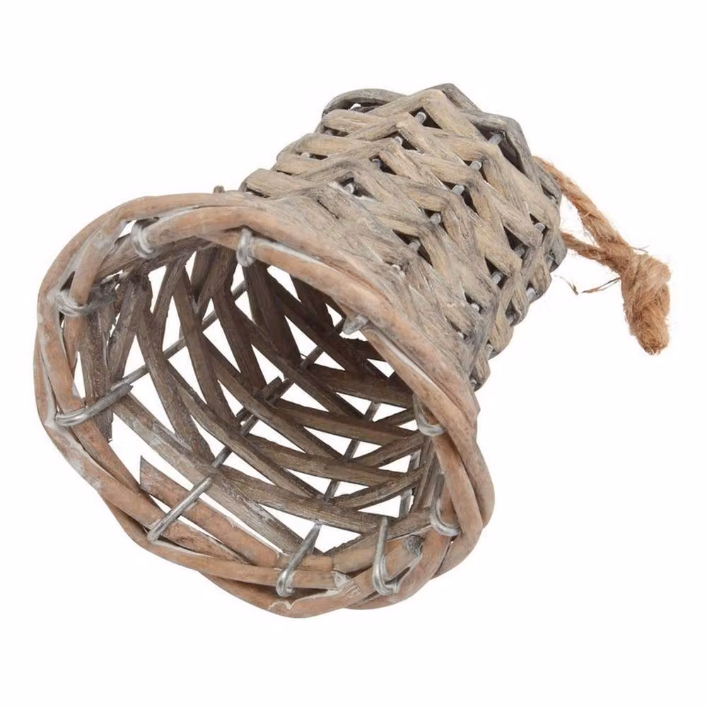Lemon Pavilion The Noel Collection Small Bell Decoration, Brown, L6 x W6 x H8 cm – 2
