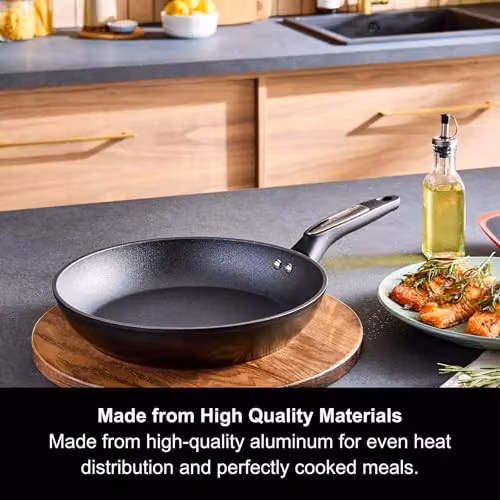 Morphy Richards Black Ceramic Forged Aluminium Frying Pan, 28 cm – 3