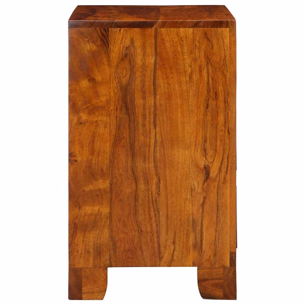 Berkfield Home Multicolour Acacia Wood Sideboard, W/D/H: 50 x 35 x 60 cm – 3