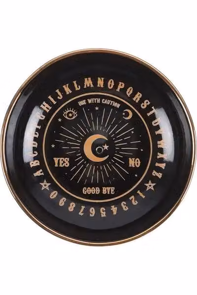 KDMD Black and Gold Ceramic Talking Board Incense Holder – 3