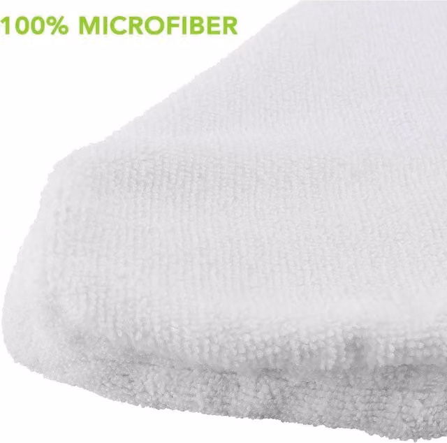 EONLION 16 Pack Microfibre Steam Mop Pads, White, Width: 100 cm