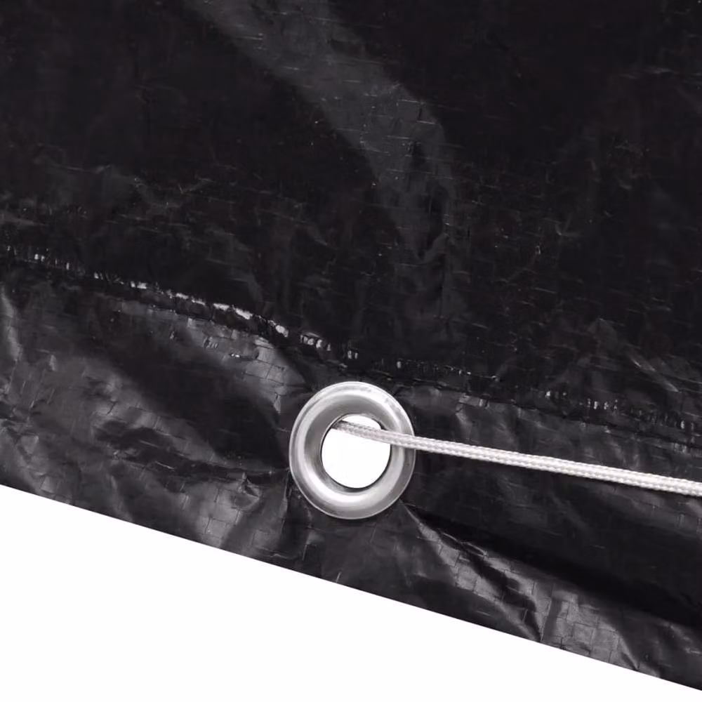 Berkfield Home Durable Garden Furniture Covers, 2 Pack, Black, W/D/H: 140 x 70 x 90 cm – 4