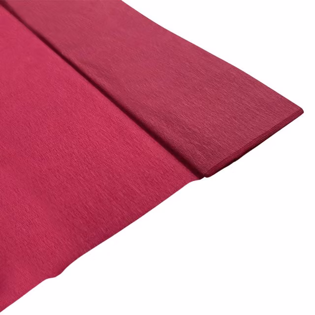 Janrax Wine Crepe Paper Sheet, 50 cm x 2 m, 17 GSM, 35% Stretch Craft Paper