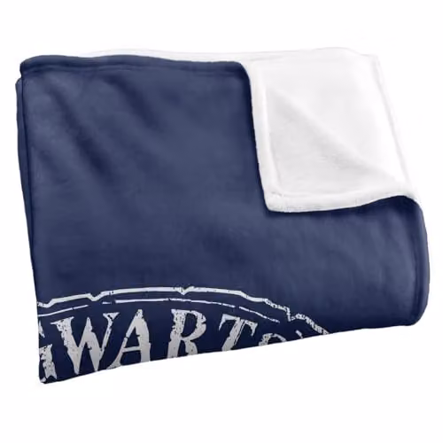 LOGOVISION Harry Potter Hogwarts School Crest Super Soft Fleece Throw Blanket, Multicolour, W: 91.44 cm x L: 147 cm – 2