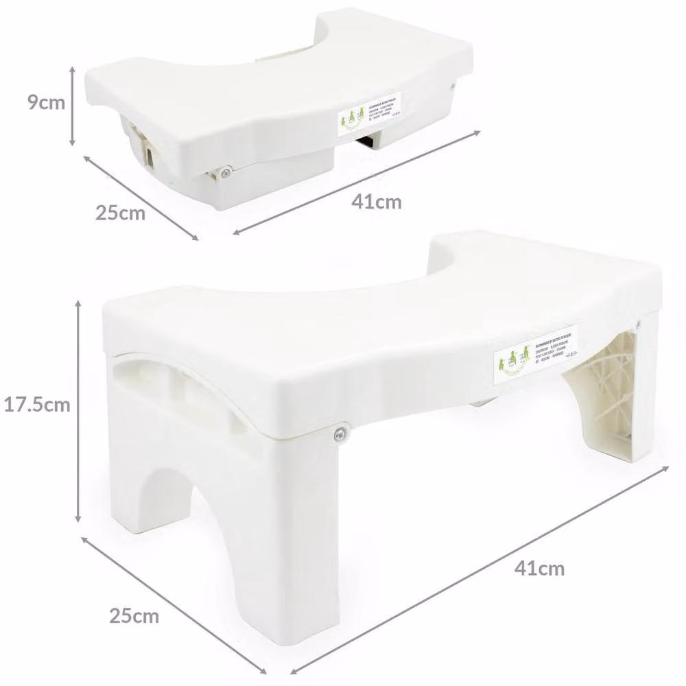 EONLION White Folding Squatting Toilet Stool – 2