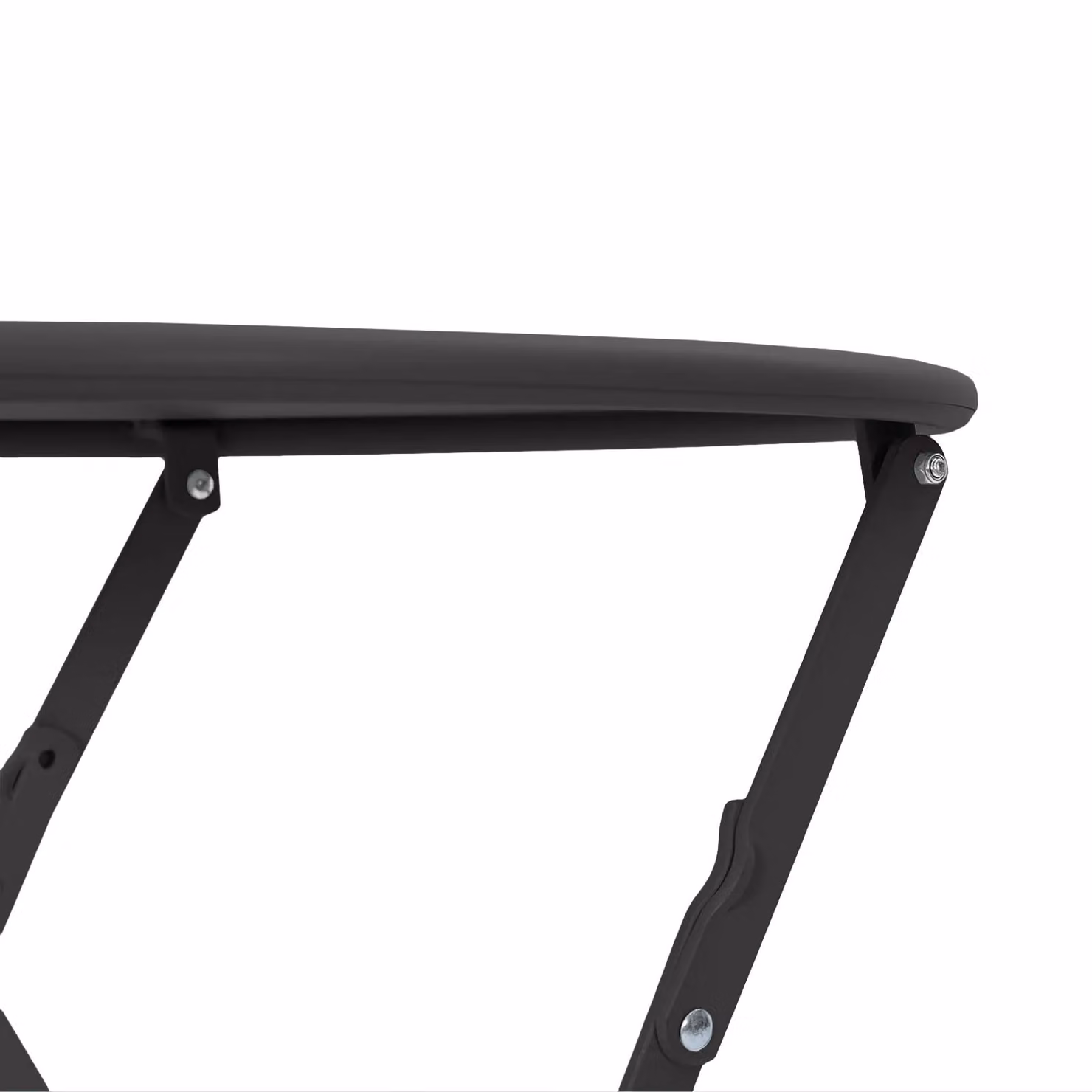 Berkfield Home Folding Bistro Table in Anthracite, Powder-coated Steel, W/D/H: 50 x 50 x 71 cm – 3