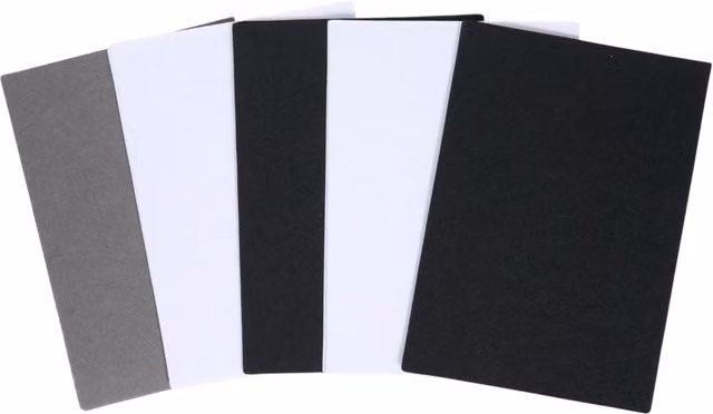 Crafty Club Pack of 20 Multicolour Felt Sheets in Black, White and Grey