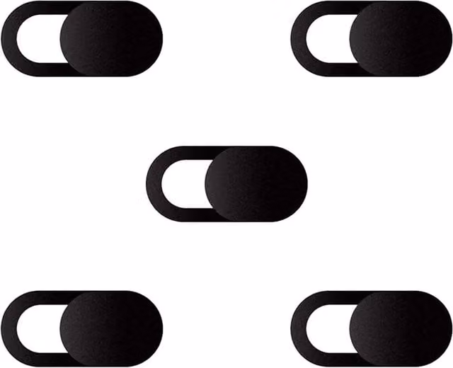 ReFind 5 Piece Camera Cover Set in Black