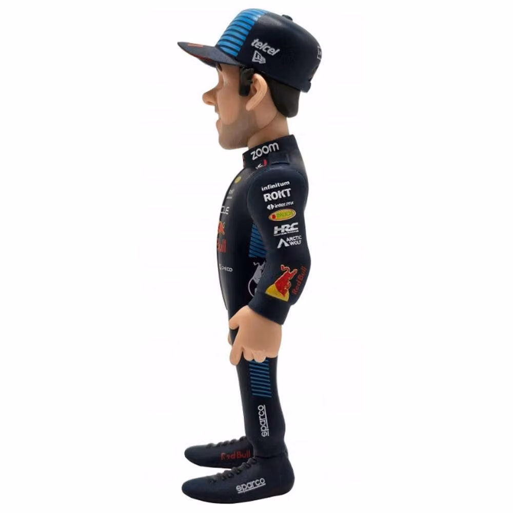 Oracle Red Bull Racing Sergio Perez MiniX Collectable Figurine in Blue and Multicolour – 2