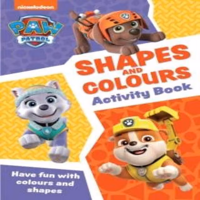 Collins PAW Patrol Shapes and Colours Activity Book, Multicolour Paperback