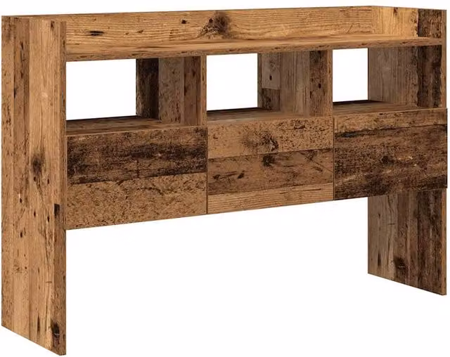 Berkfield Home Rustic Old Wood Sideboard in Brown, W/D/H: 105 x 30 x 70 cm