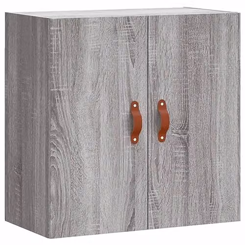 vidaXL Modern Wall Cabinet in Grey, W/D/H: 60 x 31 x 60 cm – 1