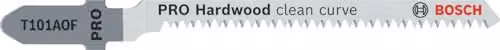 Bosch Hardwood Clean Curve T101AOF Jigsaw Blades, Pack of 3, Silver