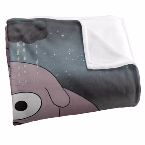 LOGOVISION White and Multicolour Fluffy Fleece Throw Blanket, W/D/H: 152 x 127 cm – 2