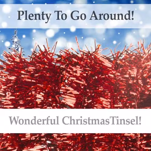 VFM e-Store Red Christmas Tinsel Hanging Decorations – 4