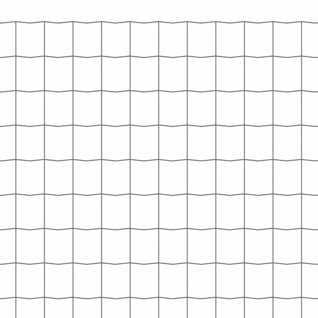 Berkfield Home Euro Fence PVC-Coated Steel Fencing, Grey, W: 25 m, H: 0.8 m – 4